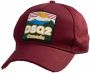 Dsquared2 Geborduurde Baseballpet met Verstelbare Sluiting Red Unisex - Thumbnail 2