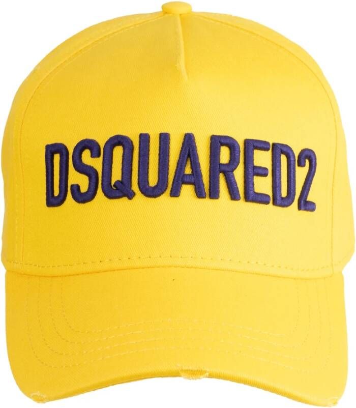 Dsquared2 Baseball cap M2483 Geel Heren