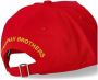 Dsquared2 Geborduurde katoenen pet met gescheurde klep Red Heren - Thumbnail 4