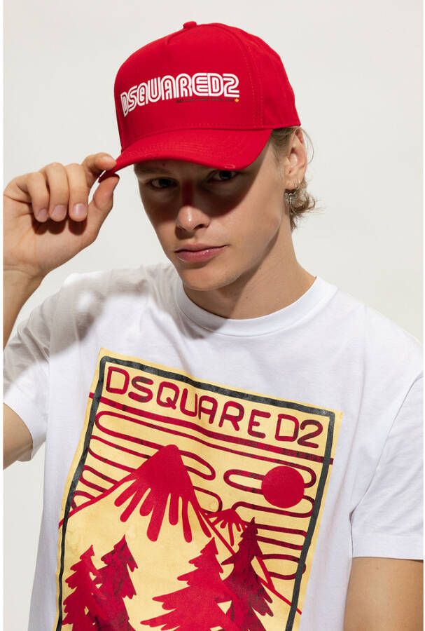 Dsquared2 Baseball pet Rood Heren