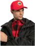 Dsquared2 Geborduurde katoenen pet met gescheurde klep Red Heren - Thumbnail 2