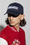 Dsquared2 Baseball Cap Fibbia met reliëflogo Blue Unisex - Thumbnail 2