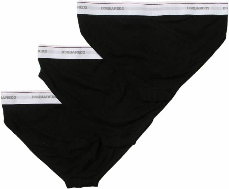 Dsquared2 Basis briefs drievoudig Zwart Heren