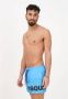 Dsquared2 Heren Zwembroek Logo Boxer Shorts Blue Heren - Thumbnail 2