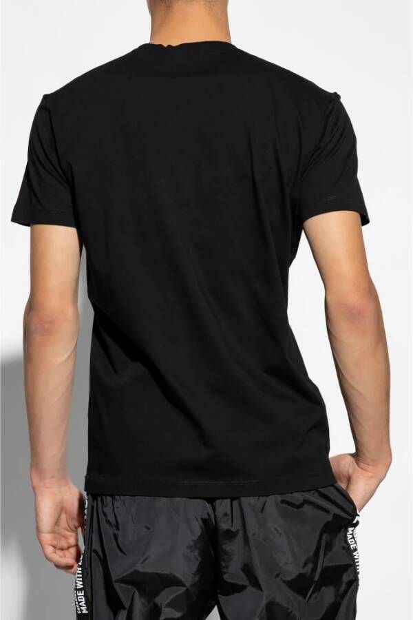 Dsquared2 Bedrukt T-shirt Black Heren