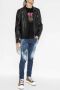 Dsquared2 Heren Slip-On T-shirt met Ribboorden Black Heren - Thumbnail 2
