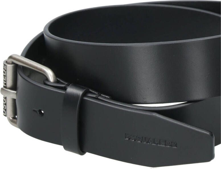 DSQUARED2 KIDS Riem met logogesp Zwart - Foto 4