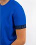 Dsquared2 Heren T-shirt van katoen en elastaan blauw met kenmerkende zoom Blauw Heren - Thumbnail 2