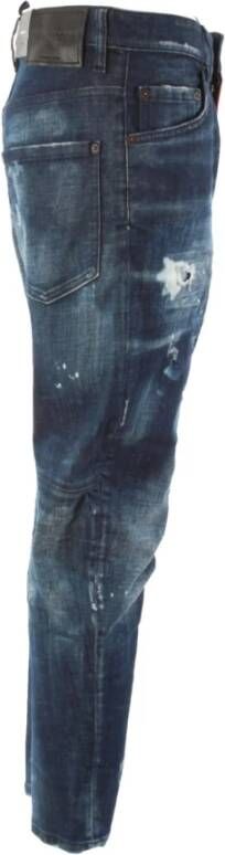 Dsquared2 Blauwe Combat Jeans voor Heren Blauw Heren