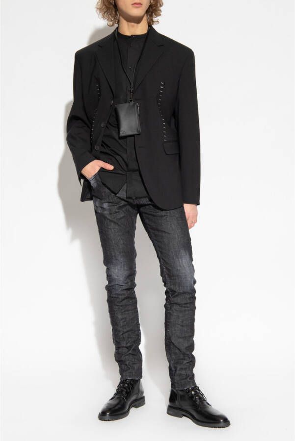 Dsquared2 Wollen blazer Zwart Heren