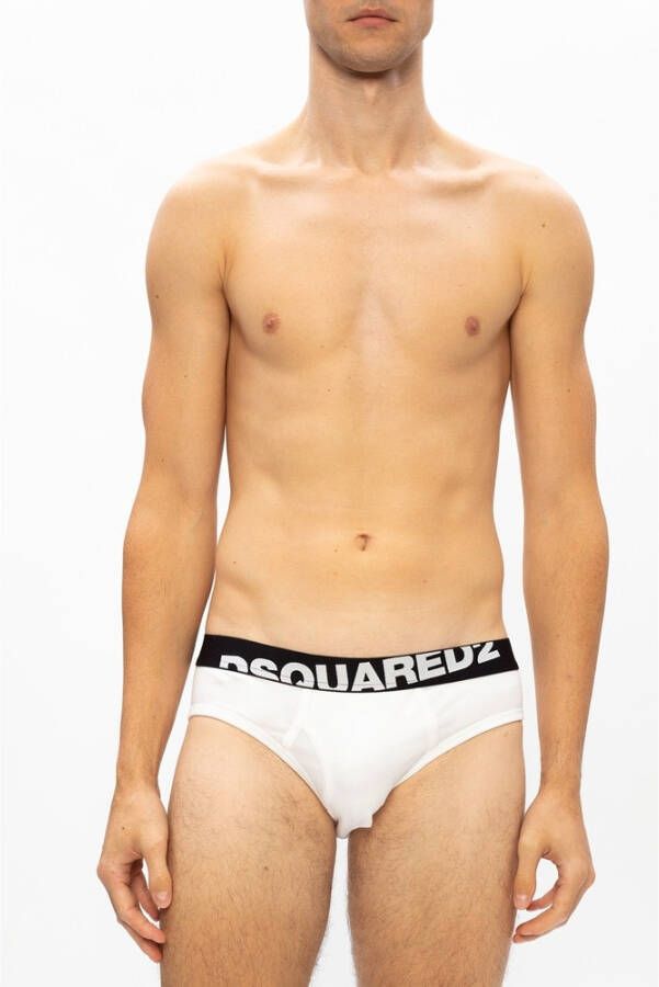 Dsquared2 Briefs two-pack with logo Wit Heren