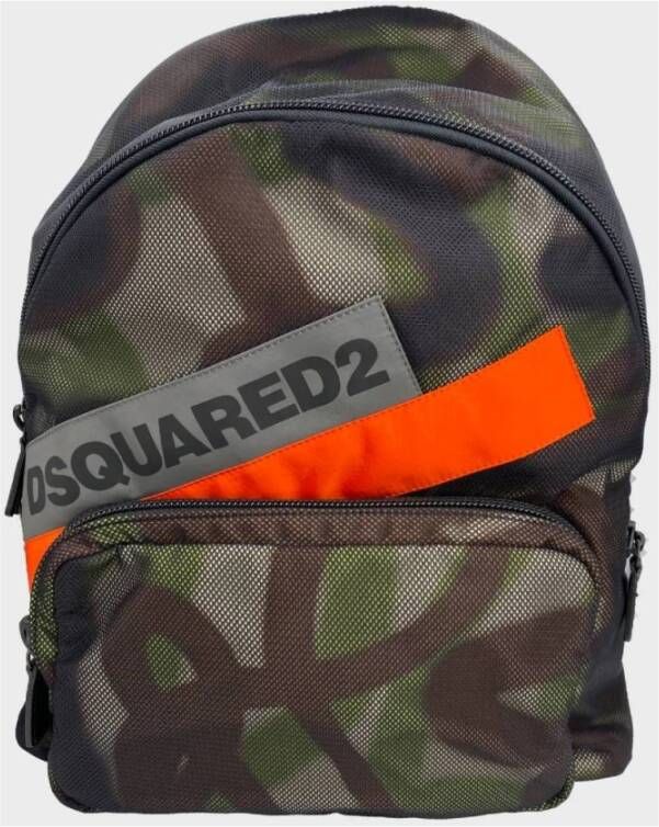 Dsquared2 Camouflage Rugzak Groen Heren