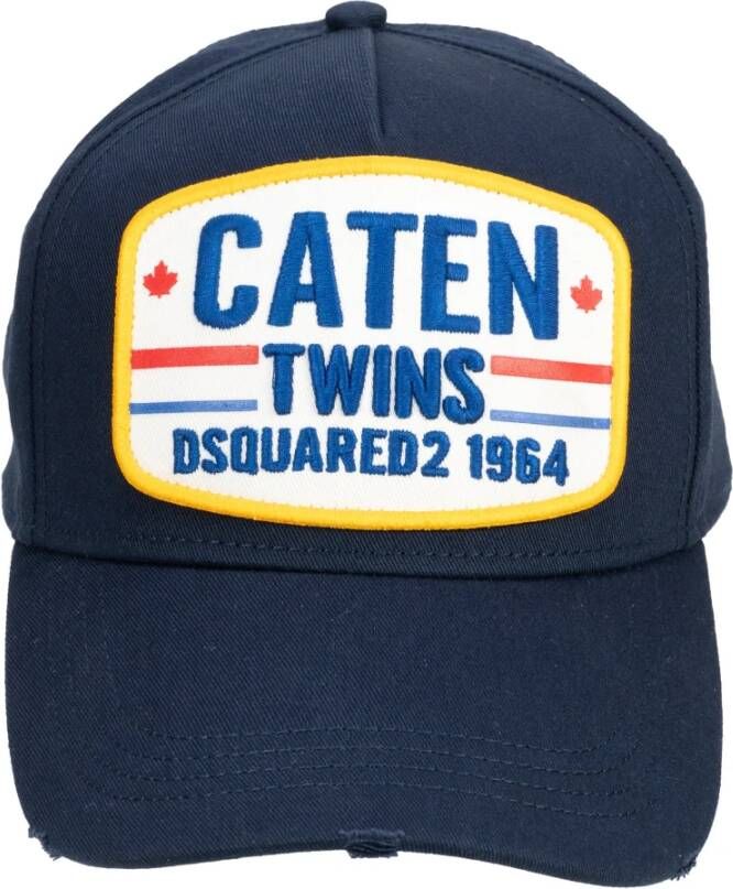 Dsquared2 Caps Blauw Heren