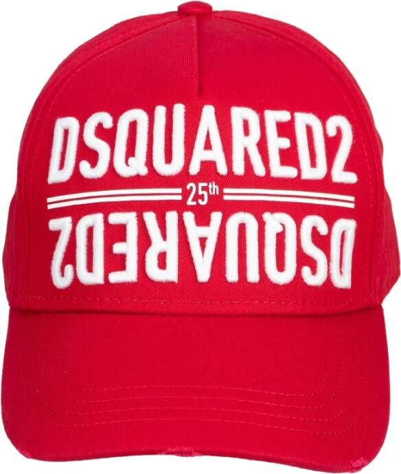 Dsquared2 Caps Rood Unisex