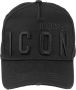 Dsquared2 Wees icoon honkbalpet Zwart Heren - Thumbnail 2