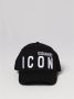 Dsquared2 Iconische Baseballpet met Handtekening Motief Black Heren - Thumbnail 7
