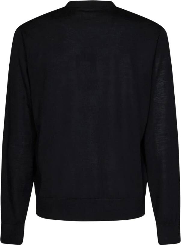 Dsquared2 Stijlvolle Zwarte Cardigan voor Heren Zwart Heren