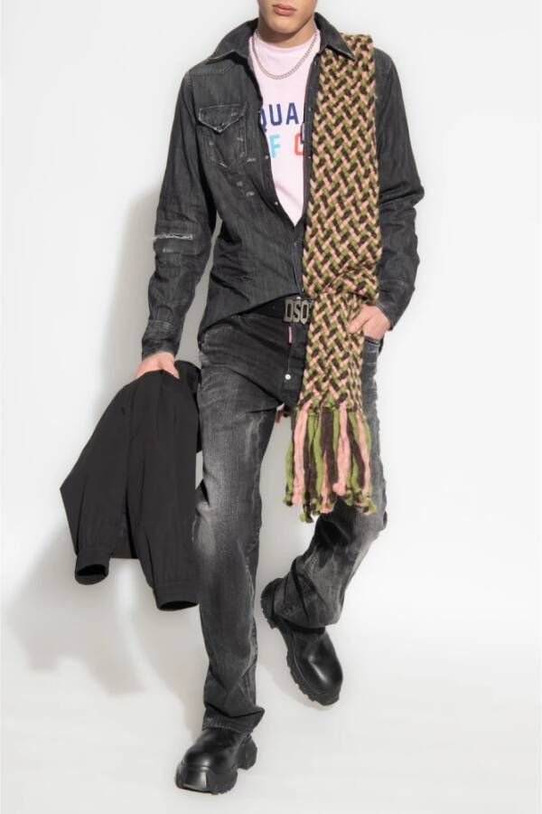Dsquared2 Casual Shirts Grijs Heren