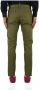 Dsquared2 Groene Katoenen Herenbroek met Knopen Groen Heren - Thumbnail 2