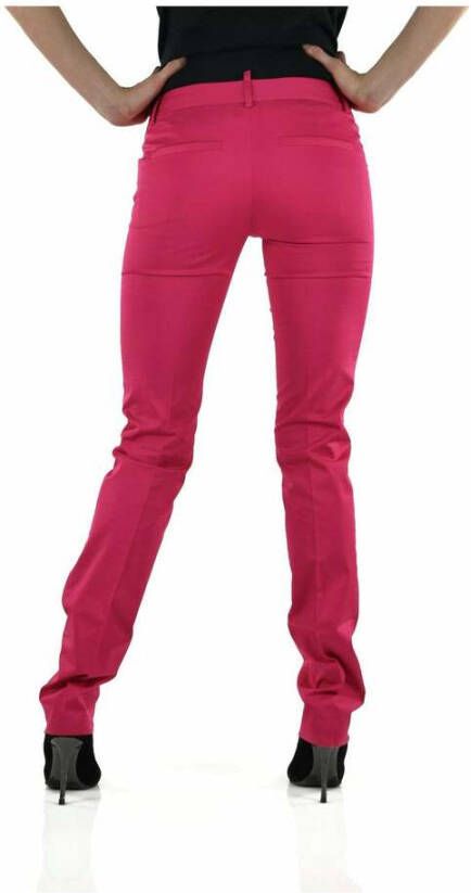 Dsquared2 Fuchsia Katoenen Geknoopte Damesbroek Roze Dames