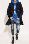 Dsquared2 Klassieke Double-Breasted Jas Blue Heren - Thumbnail 2