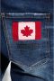 Dsquared2 Blauwe Jeans met Canadese Vlag Patch Blauw Dames - Thumbnail 3