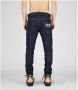 Dsquared2 Slim-Fit Donkerblauwe Jeans met Contrasterende Stiksels Blauw Heren - Thumbnail 10