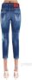 Dsquared2 Stijlvolle Cropped Jeans Blauw Dames - Thumbnail 2