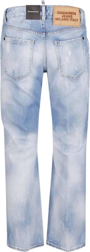 Dsquared2 Retro Charm Bell Bottom Jeans Blauw Dames
