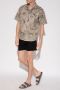 Dsquared2 Zwarte Katoenen Shorts Franje Afwerking Black Heren - Thumbnail 2