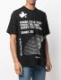Dsquared2 Zwarte Oversized T-shirt met Geribbelde Kraag Black Heren - Thumbnail 2