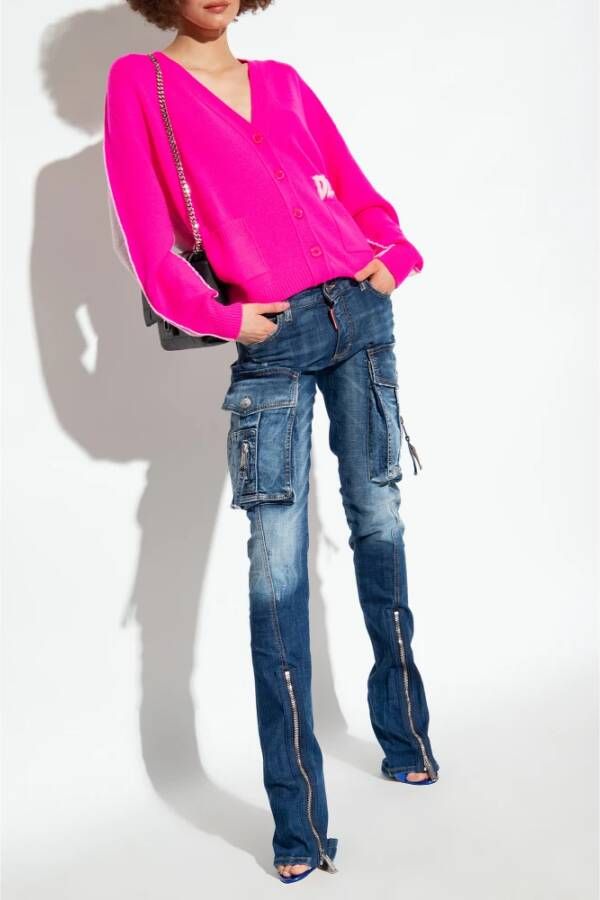 Dsquared2 Flared Jeans Blauw Dames