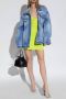 Dsquared2 Geribbelde slipjurk Yellow Dames - Thumbnail 2