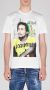 Dsquared2 Grafisch Bedrukt Bob Marley T-Shirt Maat L Wit White Heren - Thumbnail 3