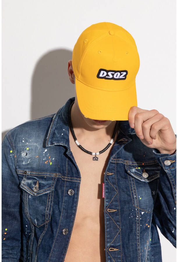 Dsquared2 T-shirts Geel Heren