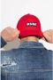 Dsquared2 Geborduurd Logo Baseball Cap Fibbia Red Unisex - Thumbnail 2