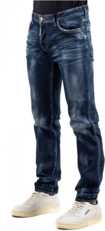 Dsquared2 Heren Jeans Dsquared Stijl Blauw Heren