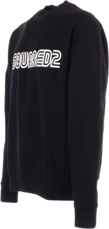 Dsquared2 Heren Katoenen Sweatshirt Zwart Heren
