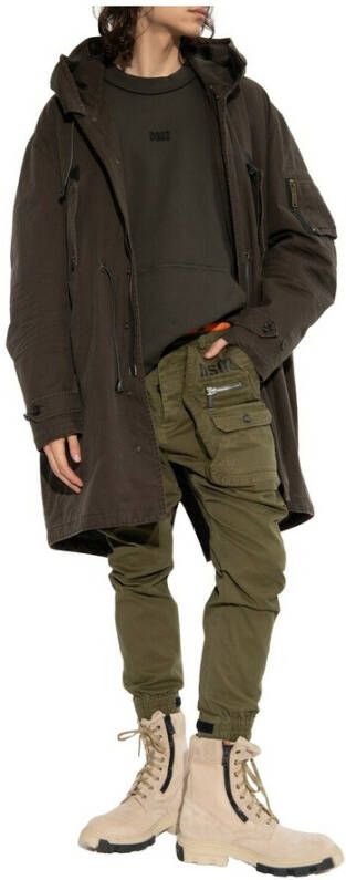 Dsquared2 Hooded Parka Groen Heren