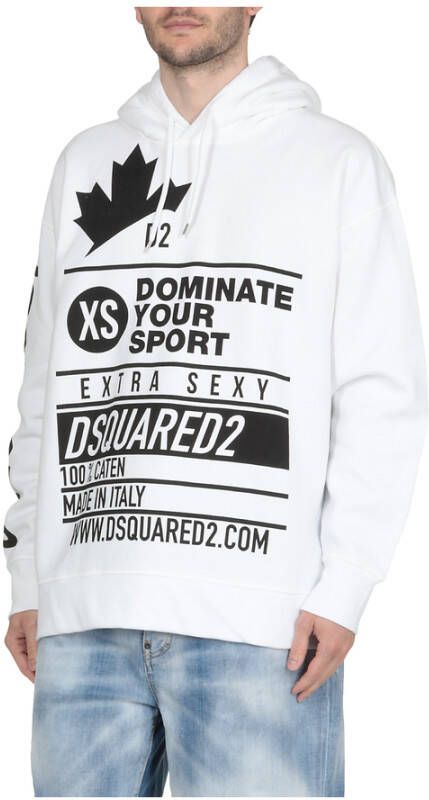 Dsquared2 Capuchon Wit Heren