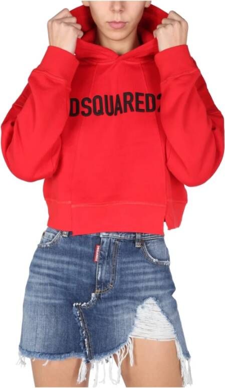 Dsquared2 Hoodies Rood Dames