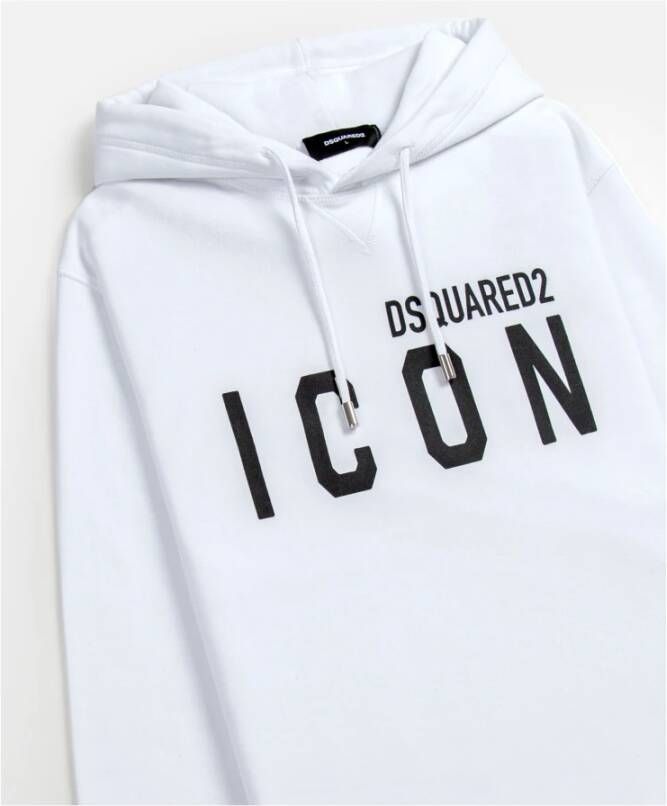 Dsquared2 Witte Icon Cool Sweater Wit Heren