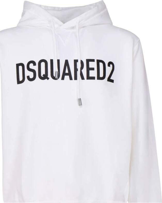 Dsquared2 Comfortabele stijlvolle hoodie Wit Heren