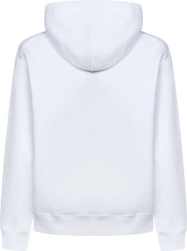 Dsquared2 Trendy witte truien met grafische print Wit Heren