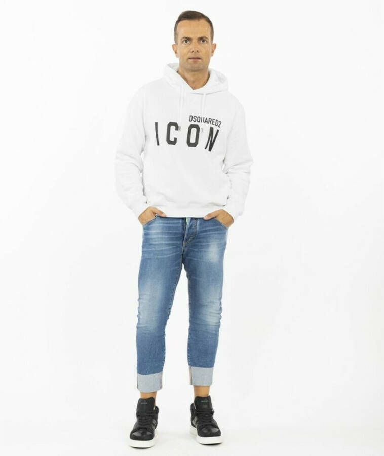 Dsquared2 Icon Hoodie Wit Heren