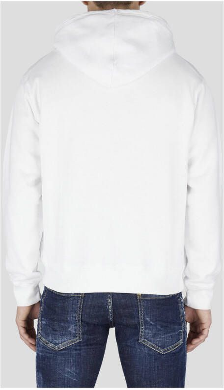 Dsquared2 Comfortabele Hoodie Wit Heren
