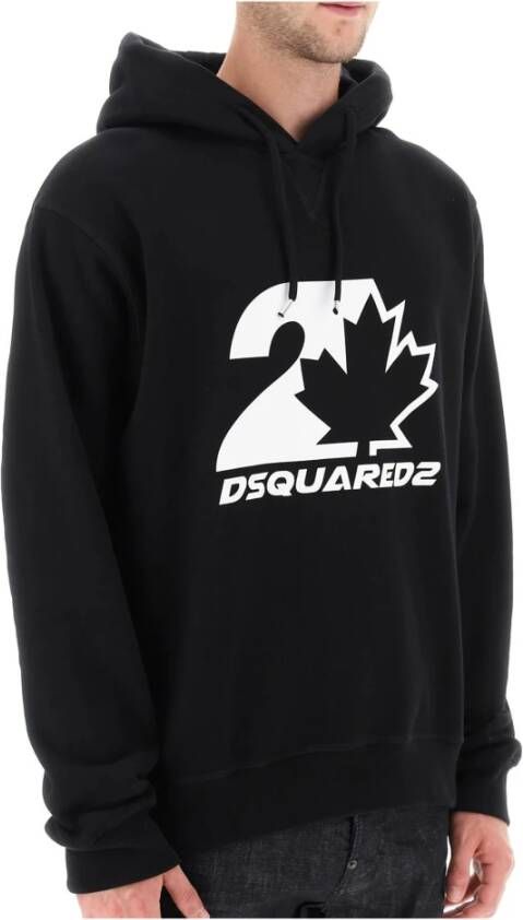 Dsquared2 Stijlvolle Sweater Collectie Zwart Heren