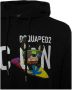 Dsquared2 Logo-print Trekkoord Hoodie Zwart Heren - Thumbnail 4