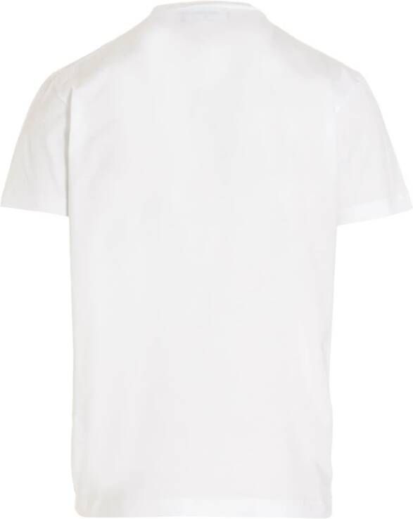 Dsquared2 Icon Palms T-Shirt Wit Heren