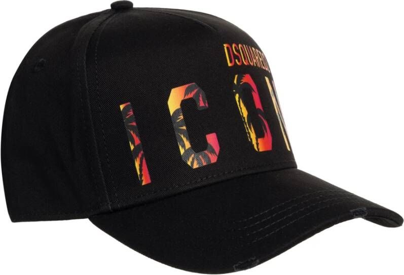 Dsquared2 Icon Sunset Hat Zwart Dames